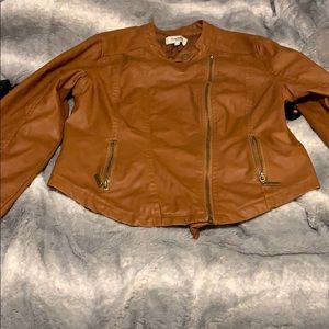 Brownish orangey color jacket